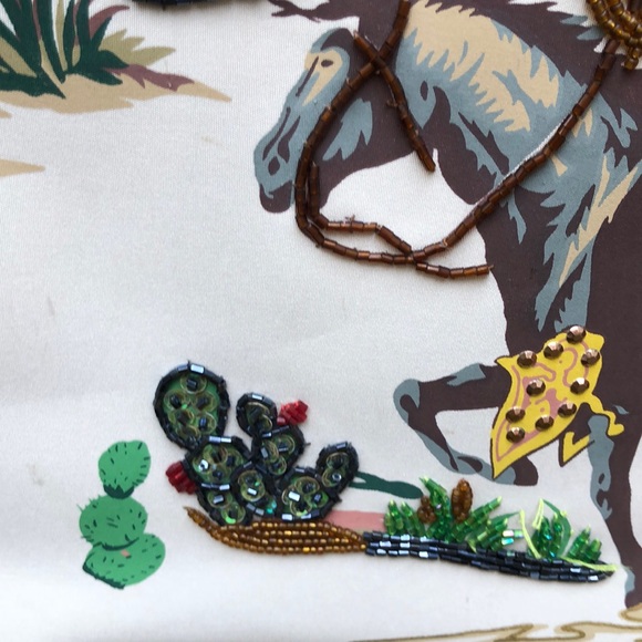 Fun One of a kind  Fashion Shoulder Bag Western Theme Vintage Cowgirl Favorite - Picture 8 of 16